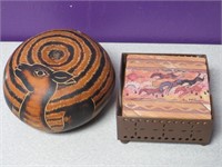 Gourd Art & Thirsty Stone Coasters