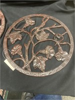 4 cast-iron garden steppingstones. 11 inches in