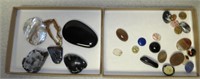 2 Boxes of Cabochons & Stones