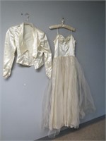 Vintage Wedding Gown Unknown Size