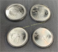 (4) 1975 Olympic silver coins, Pièces olympiques