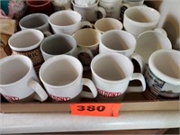 FLAT OF COFFEE CUPS- DUPONT CUPS