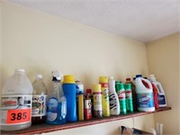 CONTENTS TOP SHELF CLEANING SUPPLIES