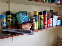 CONTENTS SHELF- CLEANING SUPPLIES