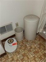 SCALE- LAUNDRY HAMPER- WASTE CAN