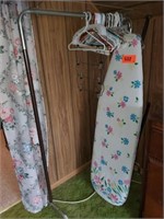 IRONING BOARD- HANGERS - CLOTHES RACK