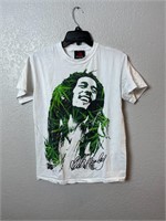 Zion Rootswear Bob Marley marijuana leaf shirt