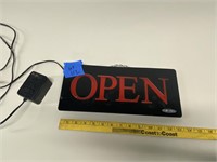 Small LED "Open" Sign