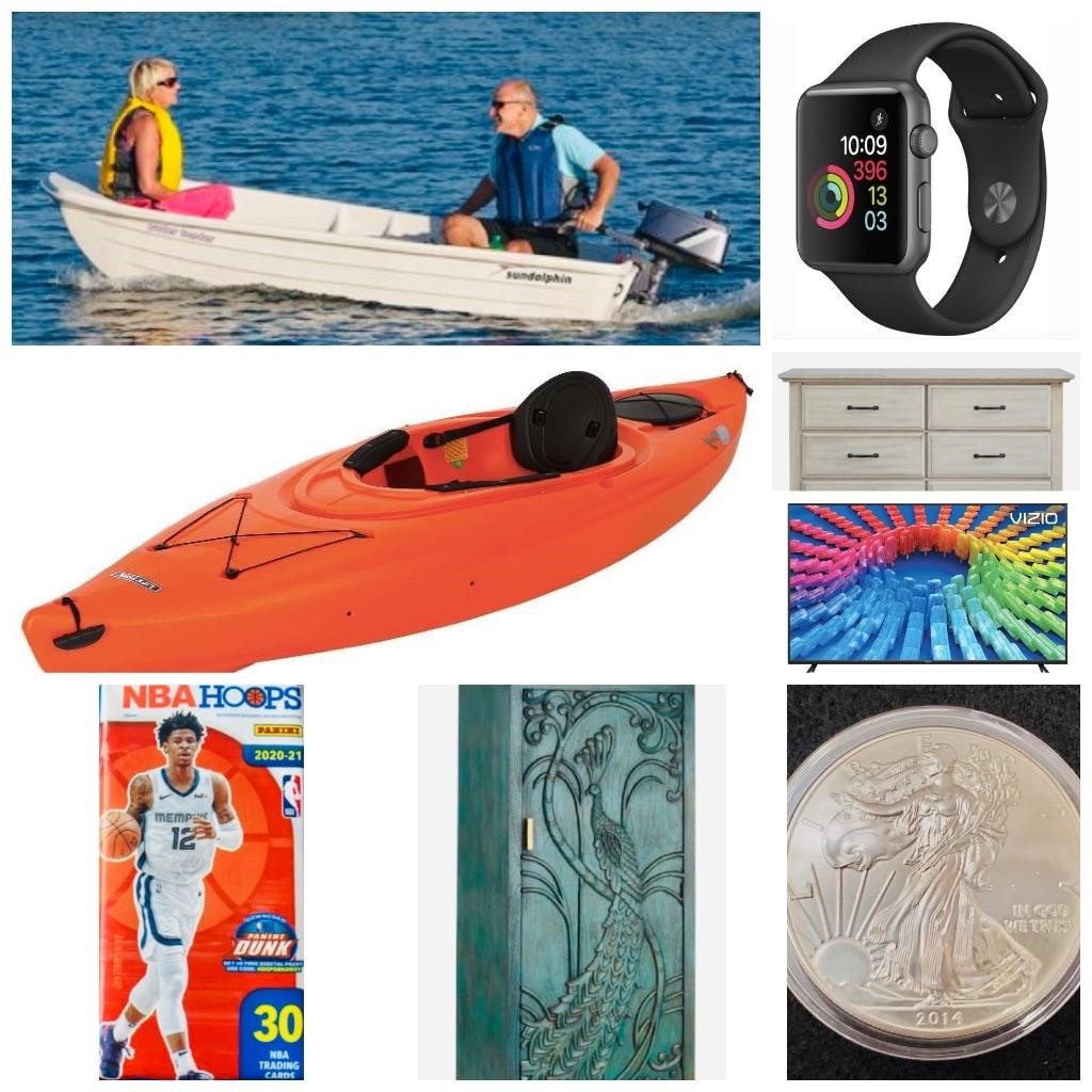 Spring Savings Auction! Overstock Kayak TV Toy & Collectible