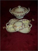 Box Lot of Valmont China Pieces