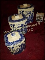 Box Lot of Del Coronado Matching Containers