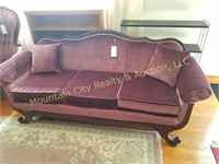 Rose Colored Duncan-Fife style Couch