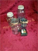 Lot of Collectable Mason Jars