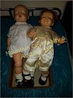 Pair of large dolls - 24"