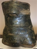 Kathy Hooper, 2 piece pottery "Female Torso"