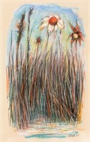 Miller Gore Brittain, pencil/pastel, 16.5" x 10"