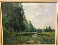 Alexis Art, oil "Juillet" Region Valleyfield, P.Q.