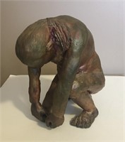 Libby Shackleton, pottery sculpture, 7" x 7.5"