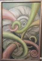 Mary Cormier, oil "Snails and Tails", 24" x 16"