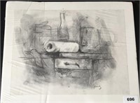 Richard Purdy, pastel sketch, 9" x 11.5"