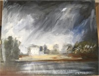 Richard Purdy, oil “Stormy Skies”  16" x 20"