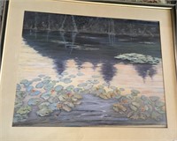 D. Maddison, oil “Pond Scene”, 23” x 28.