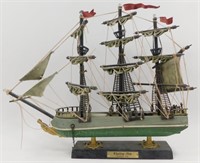 ** 1846 Whaling Ship Model on Stand - Delicate