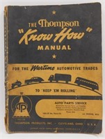 1944 Thompson "Know How" Manual - La Crosse Auto