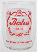 RARE Peerless Non-Gold Rim Barrel Glass