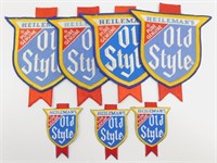 7 NOS Heileman's Old Style Beer Patches
