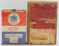 Dupont Smokeless Rifle Powder Can with Box