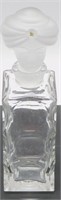 * Vintage French Crystal Figural Perfume Bottle