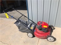 TROY-BILT 21" LAWNMOWER/MULCHER W/BAG, 6.5HP, BRIG