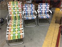 Three Folding Chairs