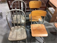 Four old chairs