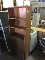 Wooden Shelves with Cabinet