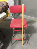 Cosco Red Stool Chair