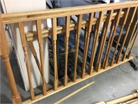 Wooden Hallway or Stair Railings
