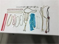Many strands necklaces