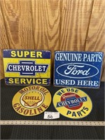 4 Automotive Signs