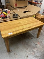 wood desk 1 drawer in middle - 60x30x30