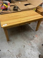 wood desk 1 drawer in middle - 60x30x30