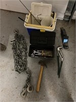 log chain, hitch, & misc. tools