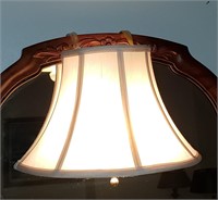 Unusual Silk shade headboard lamp