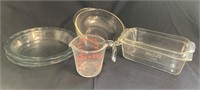 Pyrex glassware dishes