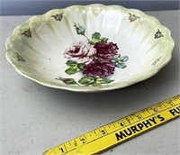 Floral painted bowl