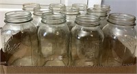 11 canning quart size jars