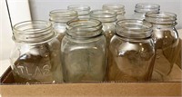 9 quart size canning jars
