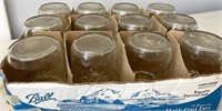One dozen jelly jars