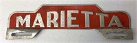 Marietta license plate bracket